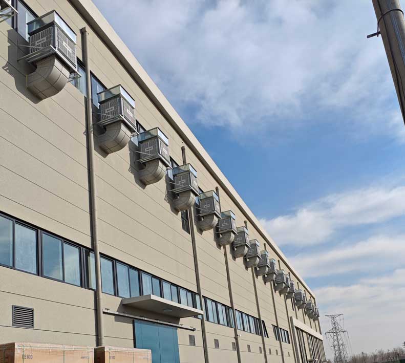 工業(yè)工廠降溫通風(fēng)換氣，應(yīng)用工業(yè)環(huán)保空調(diào)