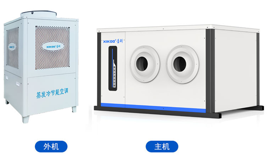 蒸發(fā)冷省電空調(diào)-臥式射流機(jī)組
