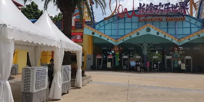 移動(dòng)式冷風(fēng)機(jī)為長(zhǎng)隆樂(lè)園提供戶外場(chǎng)所的降溫解決方案