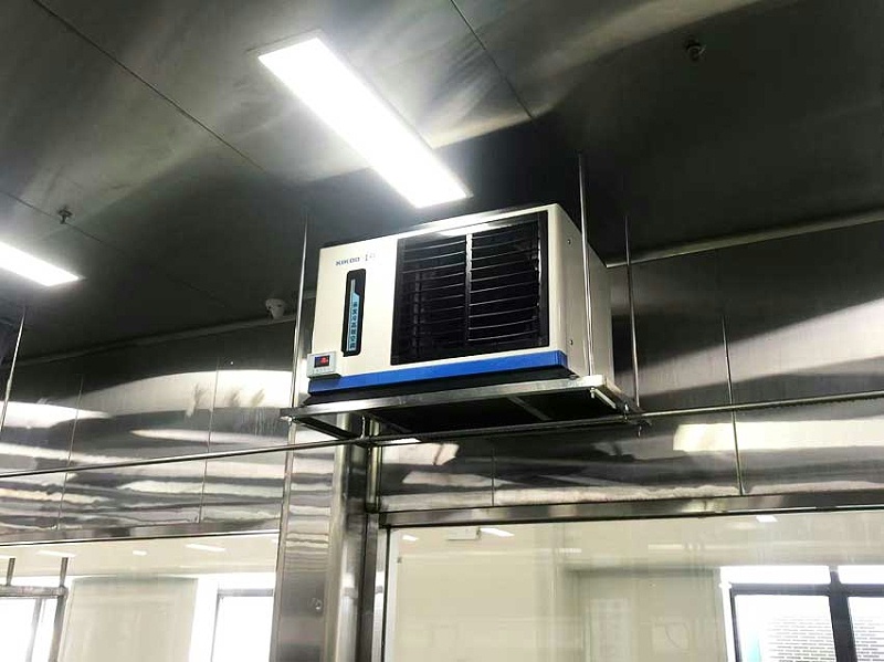 車間降溫，應(yīng)用蒸發(fā)冷省電空調(diào)-臥式軸流機(jī)組