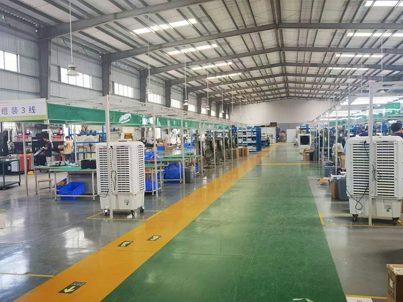  星科移動環(huán)保空調(diào)冷風(fēng)機(jī)應(yīng)用廠房車間降溫通風(fēng)